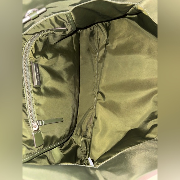 Tory Burch Olive Green Tote with Chain Straps - Picture 4 of 6